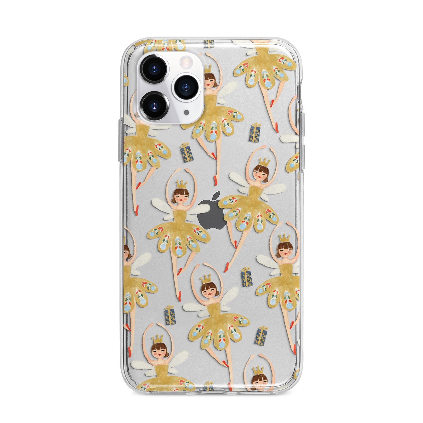 Dancing ballerina princess Apple iPhone 11 Pro in Silver with Bumper Case