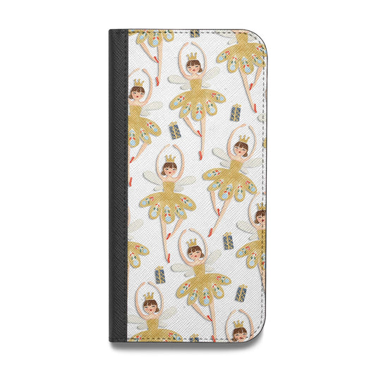 Dancing ballerina princess Vegan Leather Flip Samsung Case