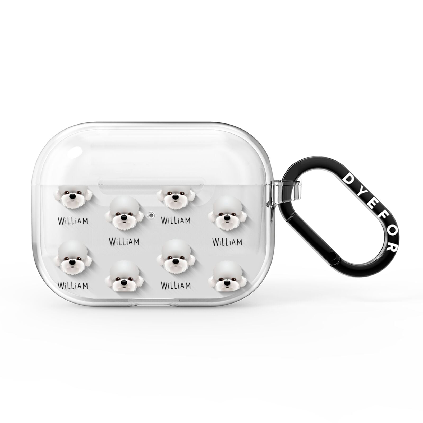 Dandie Dinmont Terrier Icon with Name AirPods Pro Clear Case