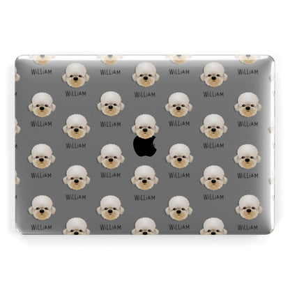 Dandie Dinmont Terrier Icon with Name Apple MacBook Case