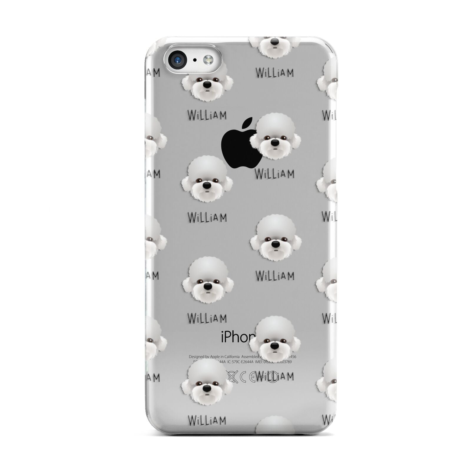 Dandie Dinmont Terrier Icon with Name Apple iPhone 5c Case