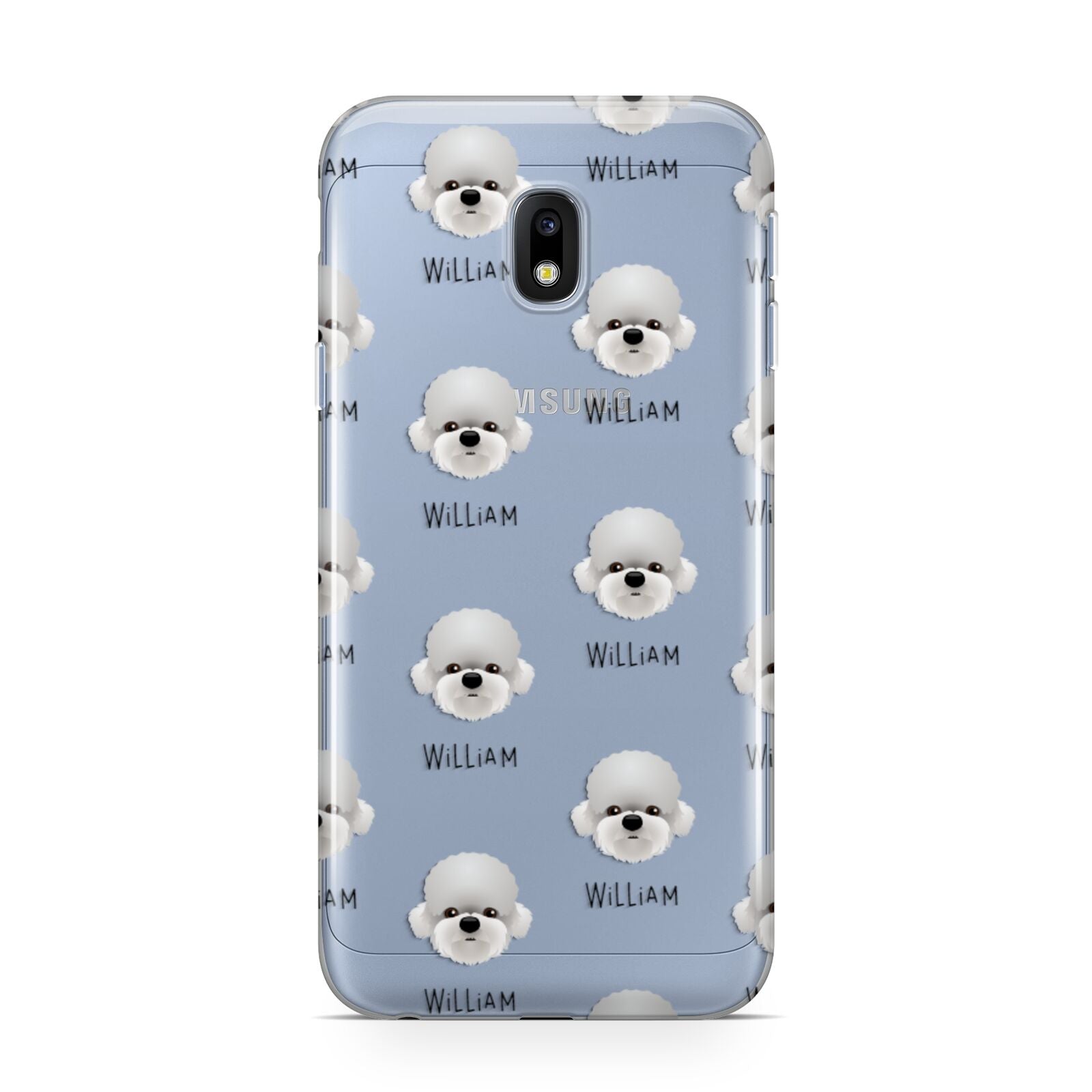 Dandie Dinmont Terrier Icon with Name Samsung Galaxy J3 2017 Case