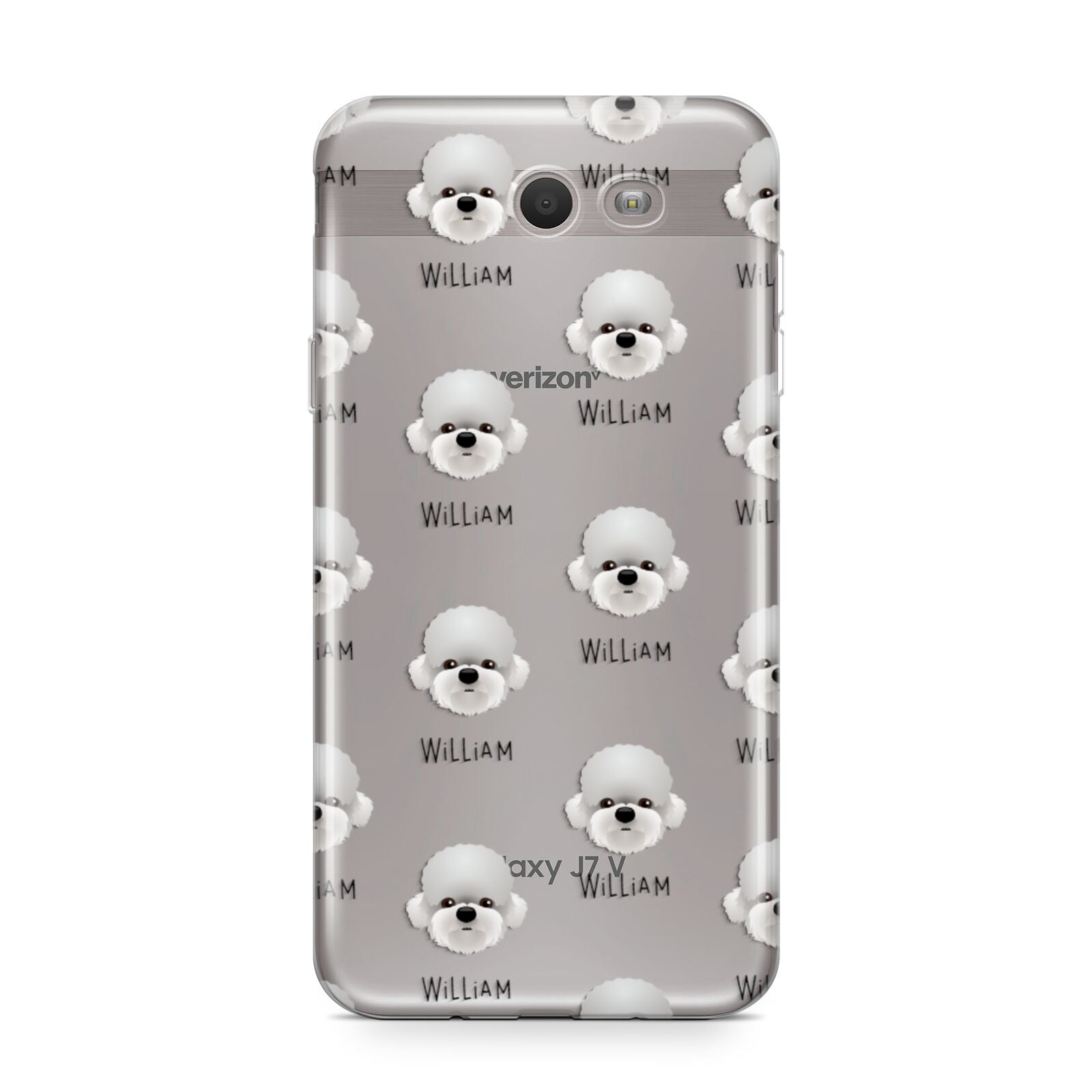Dandie Dinmont Terrier Icon with Name Samsung Galaxy J7 2017 Case