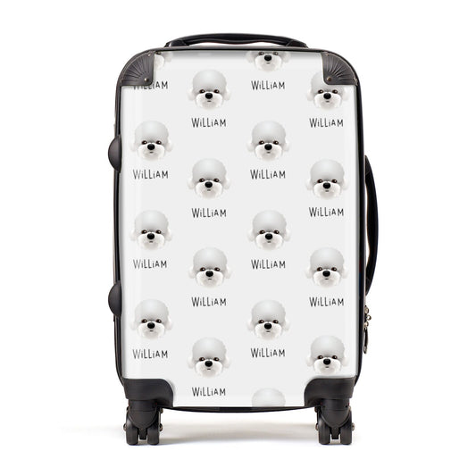 Dandie Dinmont Terrier Icon with Name Suitcase