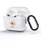 Dandie Dinmont Terrier Personalised AirPods Pro Glitter Case Side Image