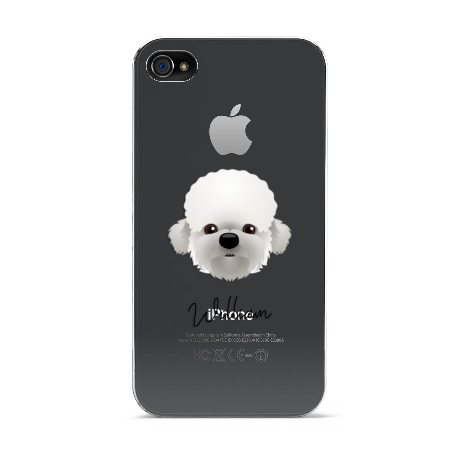 Dandie Dinmont Terrier Personalised Apple iPhone 4s Case