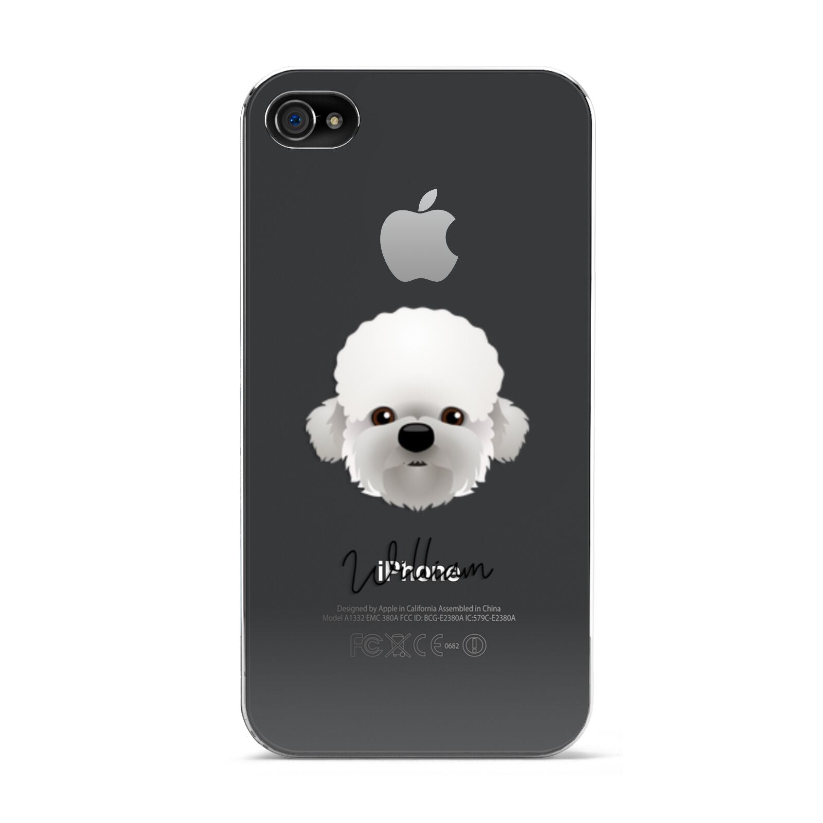 Dandie Dinmont Terrier Personalised Apple iPhone 4s Case