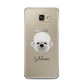 Dandie Dinmont Terrier Personalised Samsung Galaxy A5 2016 Case on gold phone