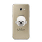Dandie Dinmont Terrier Personalised Samsung Galaxy A5 2017 Case on gold phone