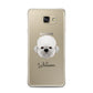Dandie Dinmont Terrier Personalised Samsung Galaxy A7 2016 Case on gold phone