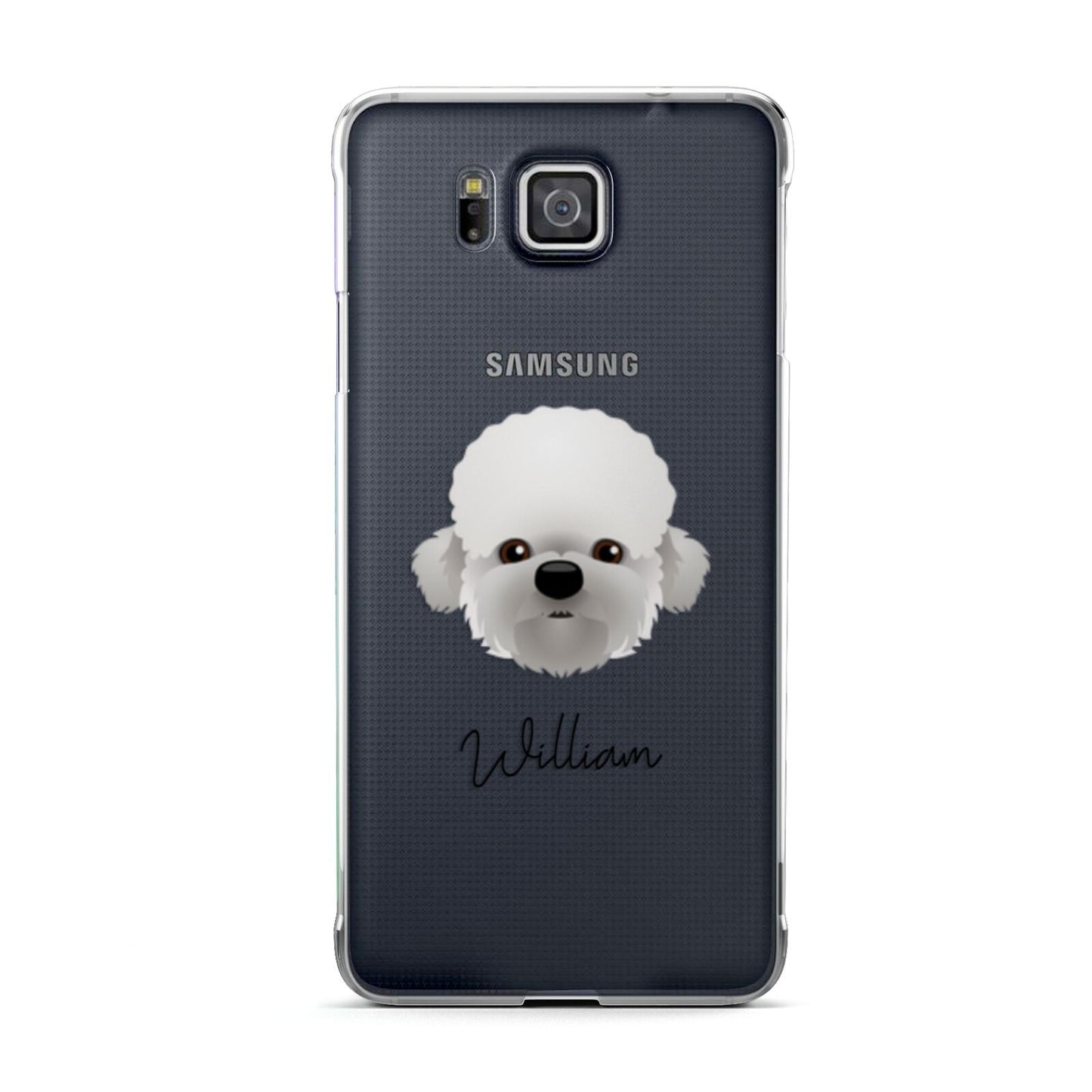 Dandie Dinmont Terrier Personalised Samsung Galaxy Alpha Case