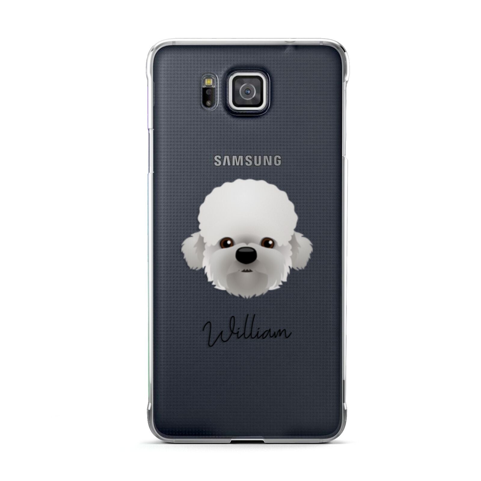 Dandie Dinmont Terrier Personalised Samsung Galaxy Alpha Case