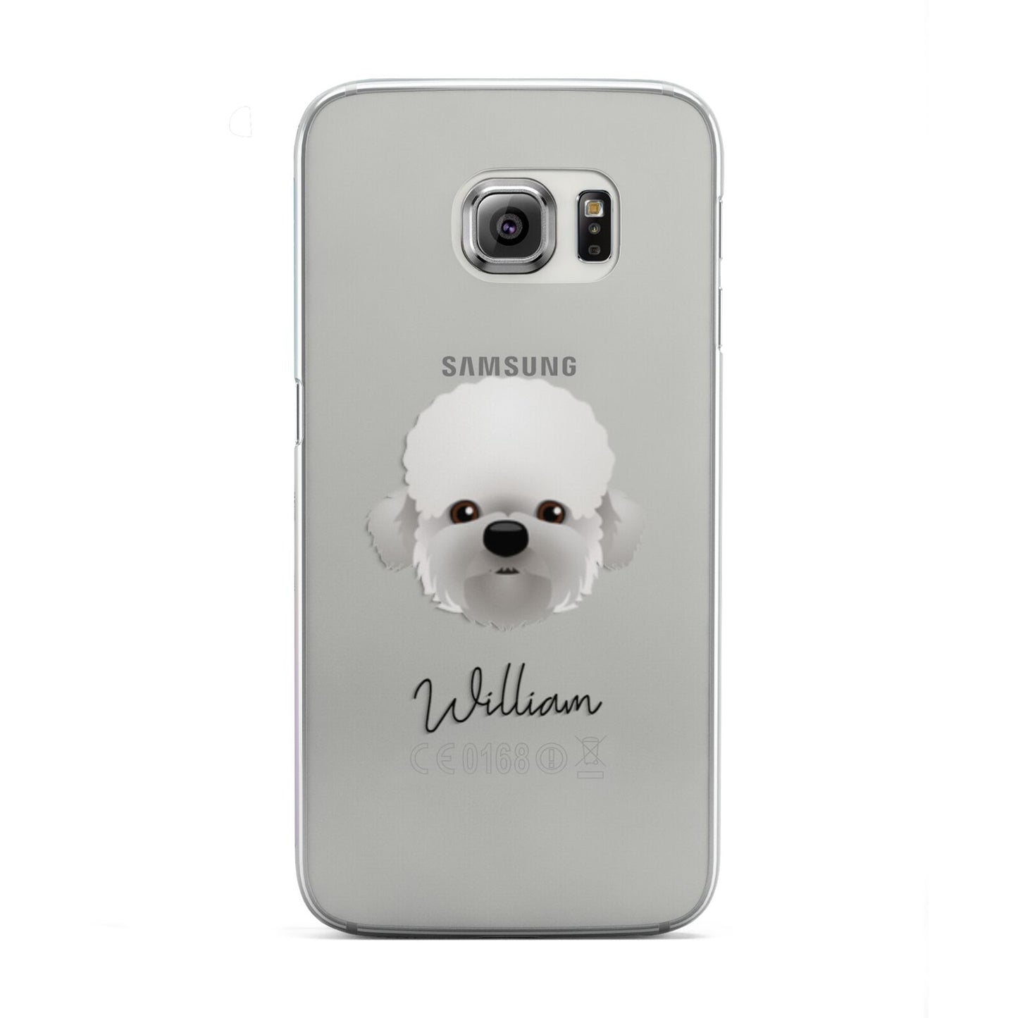 Dandie Dinmont Terrier Personalised Samsung Galaxy S6 Edge Case