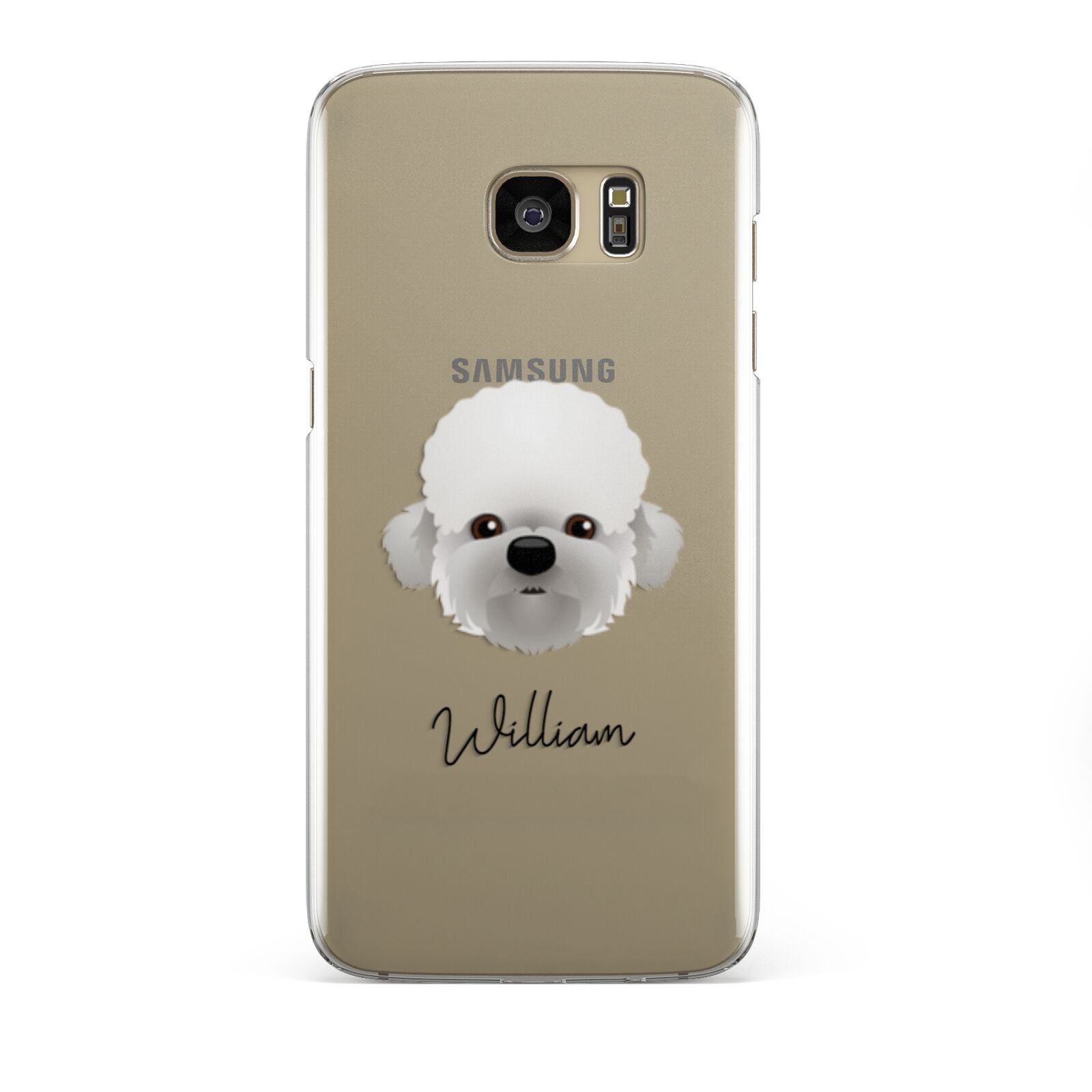 Dandie Dinmont Terrier Personalised Samsung Galaxy S7 Edge Case