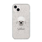 Dandie Dinmont Terrier Personalised iPhone 14 Plus Glitter Tough Case Starlight