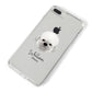 Dandie Dinmont Terrier Personalised iPhone 8 Plus Bumper Case on Silver iPhone Alternative Image