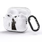 Dark Caped Vamp AirPods Pro Glitter Case Side Image