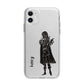 Dark Caped Vamp Apple iPhone 11 in White with Bumper Case