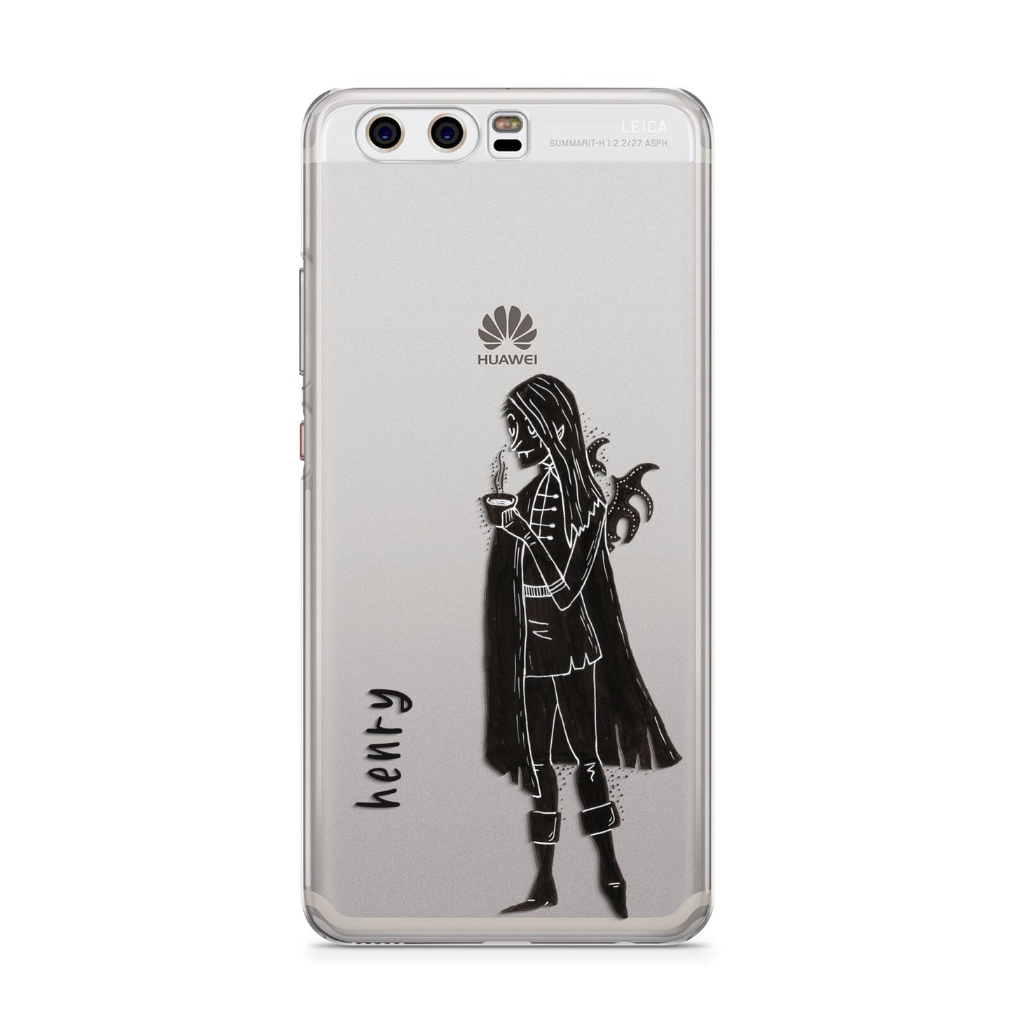 Dark Caped Vamp Huawei P10 Phone Case
