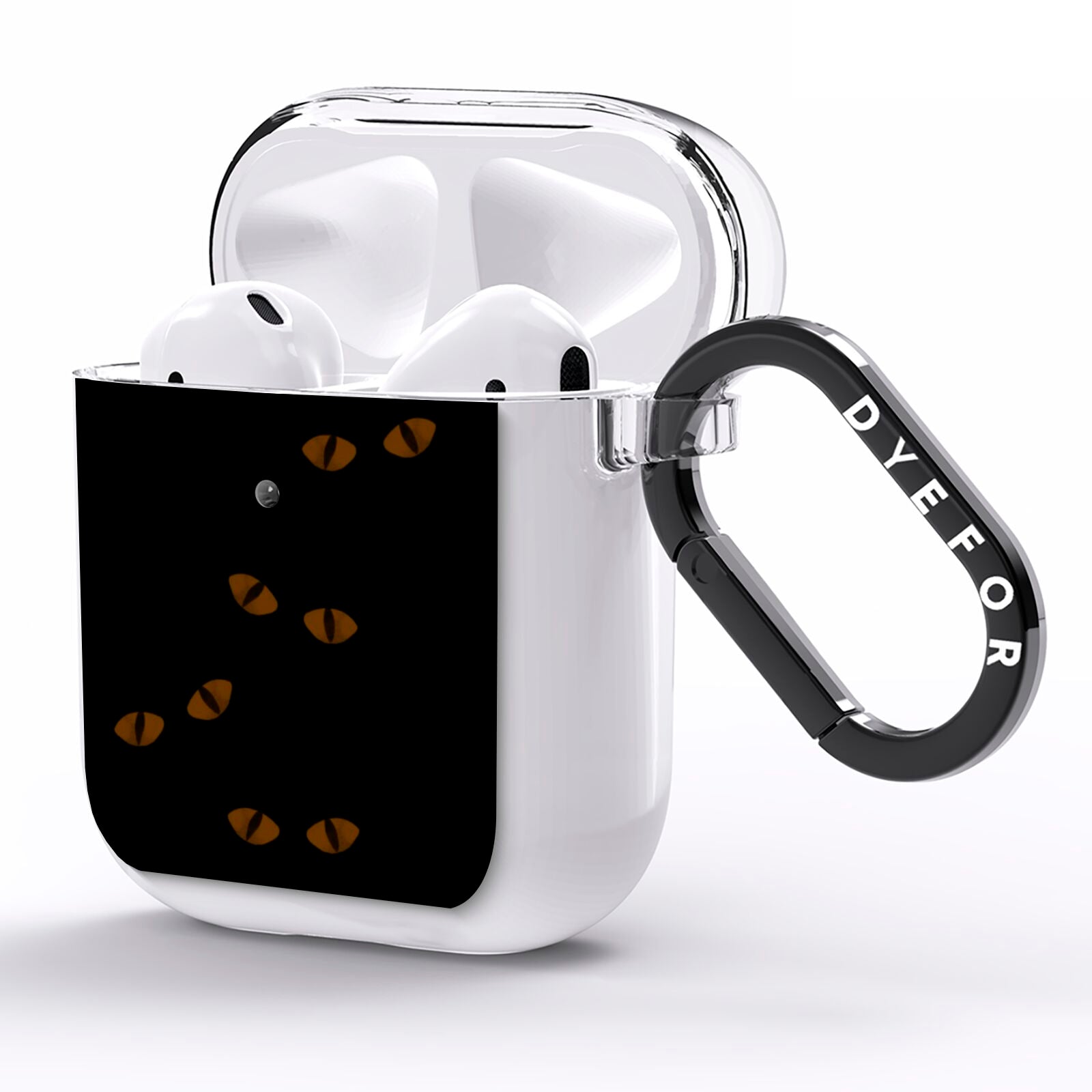 Darkness Eyes AirPods Clear Case Side Image