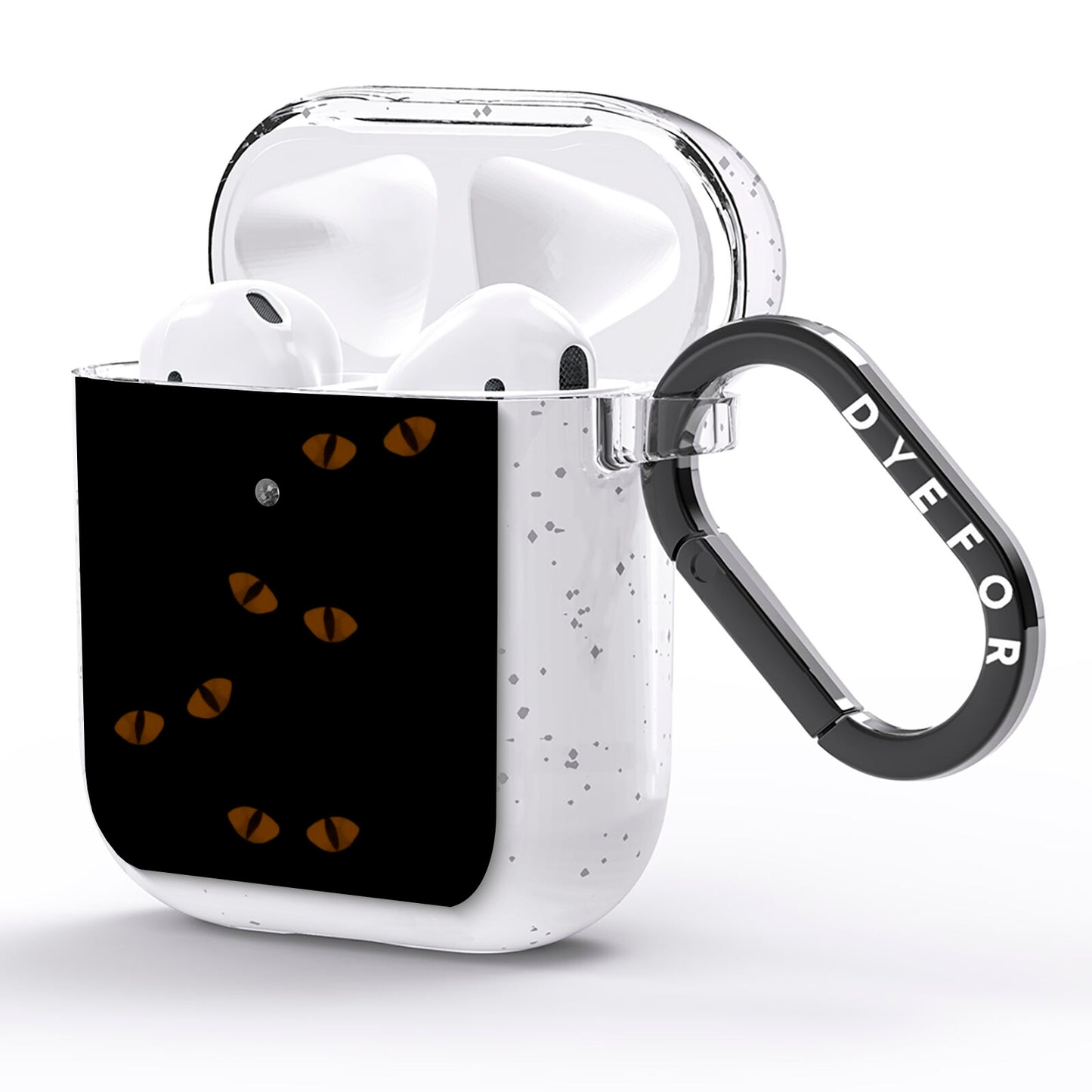 Darkness Eyes AirPods Glitter Case Side Image