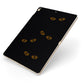 Darkness Eyes Apple iPad Case on Gold iPad Side View