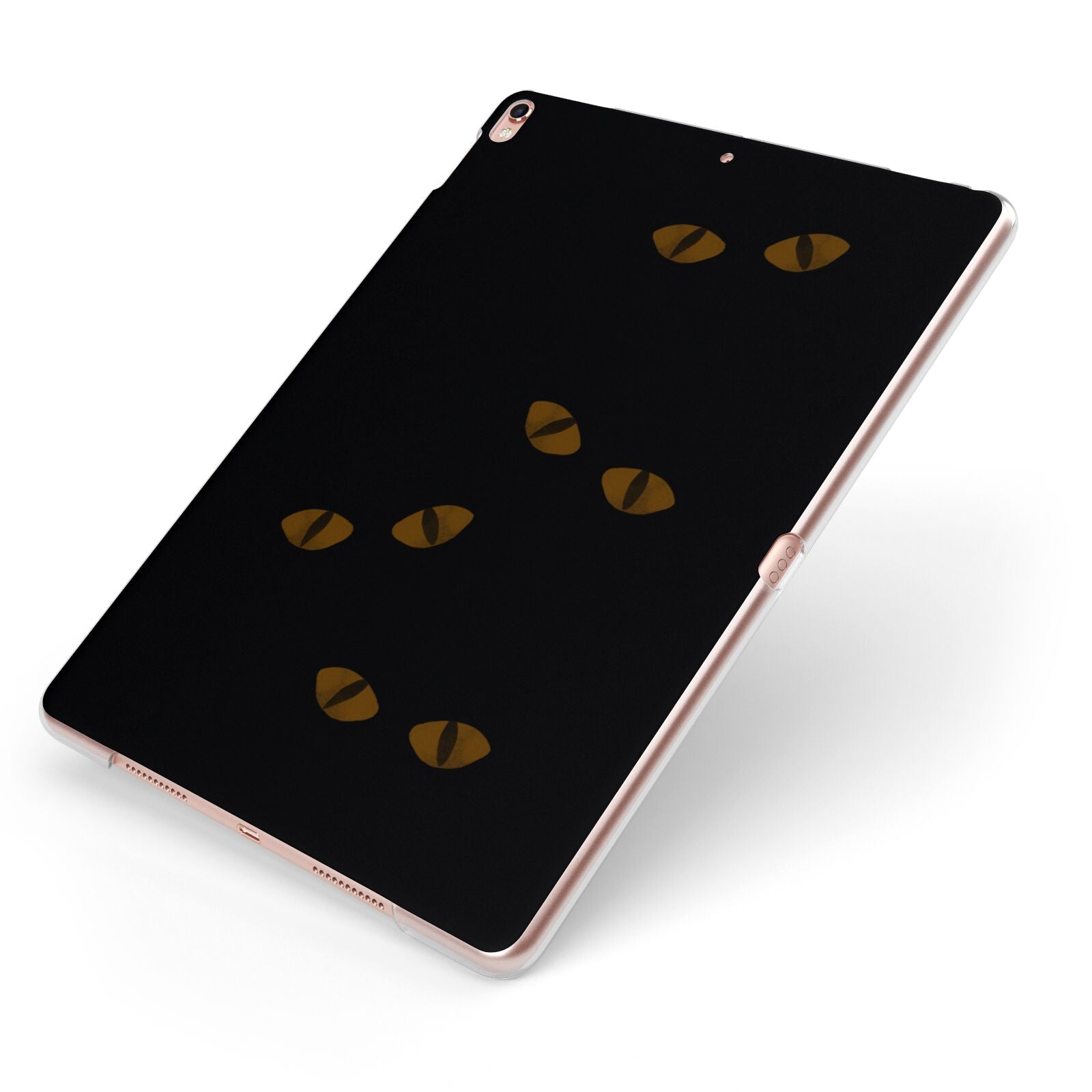 Darkness Eyes Apple iPad Case on Rose Gold iPad Side View