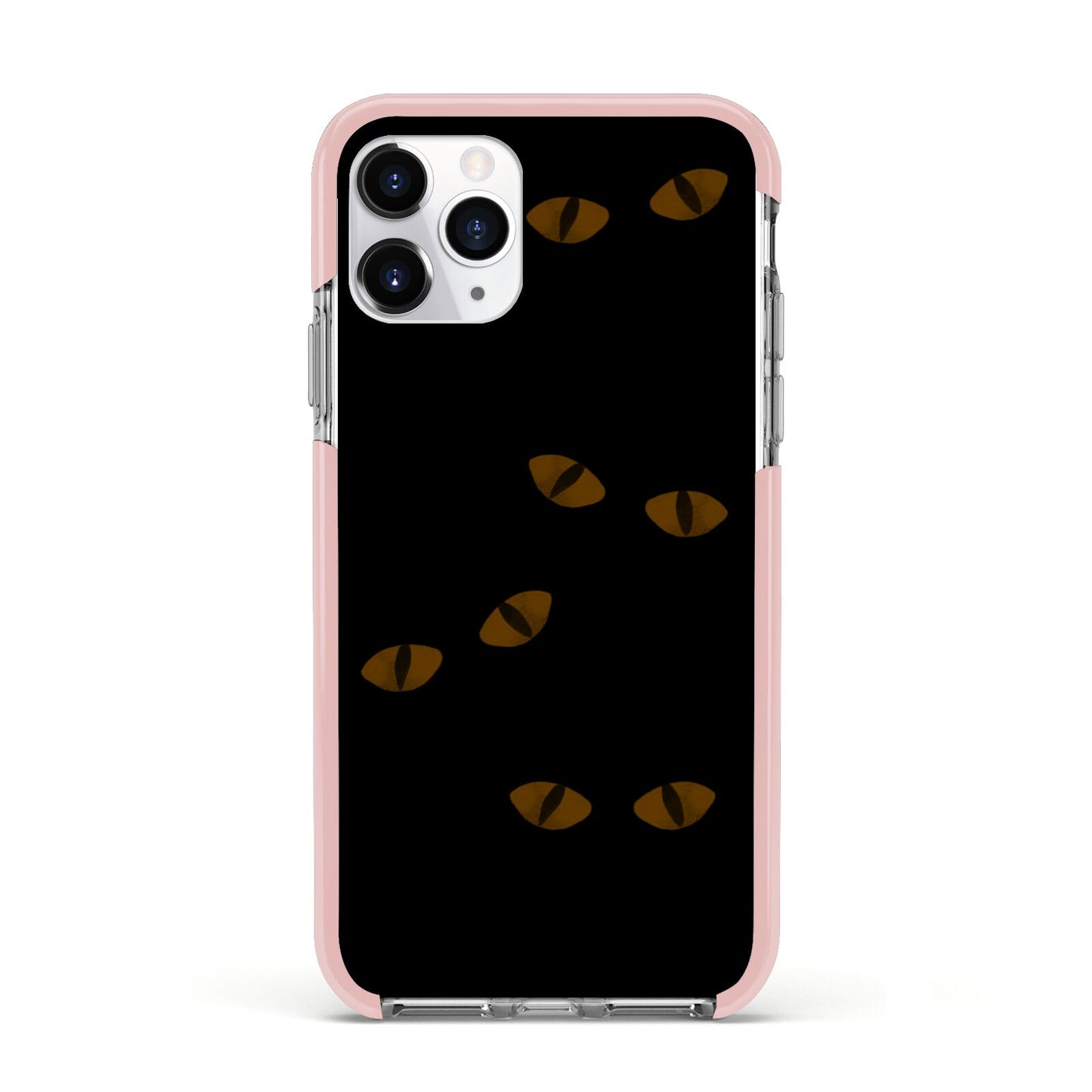Darkness Eyes Apple iPhone 11 Pro in Silver with Pink Impact Case
