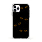 Darkness Eyes Apple iPhone 11 Pro in Silver with White Impact Case