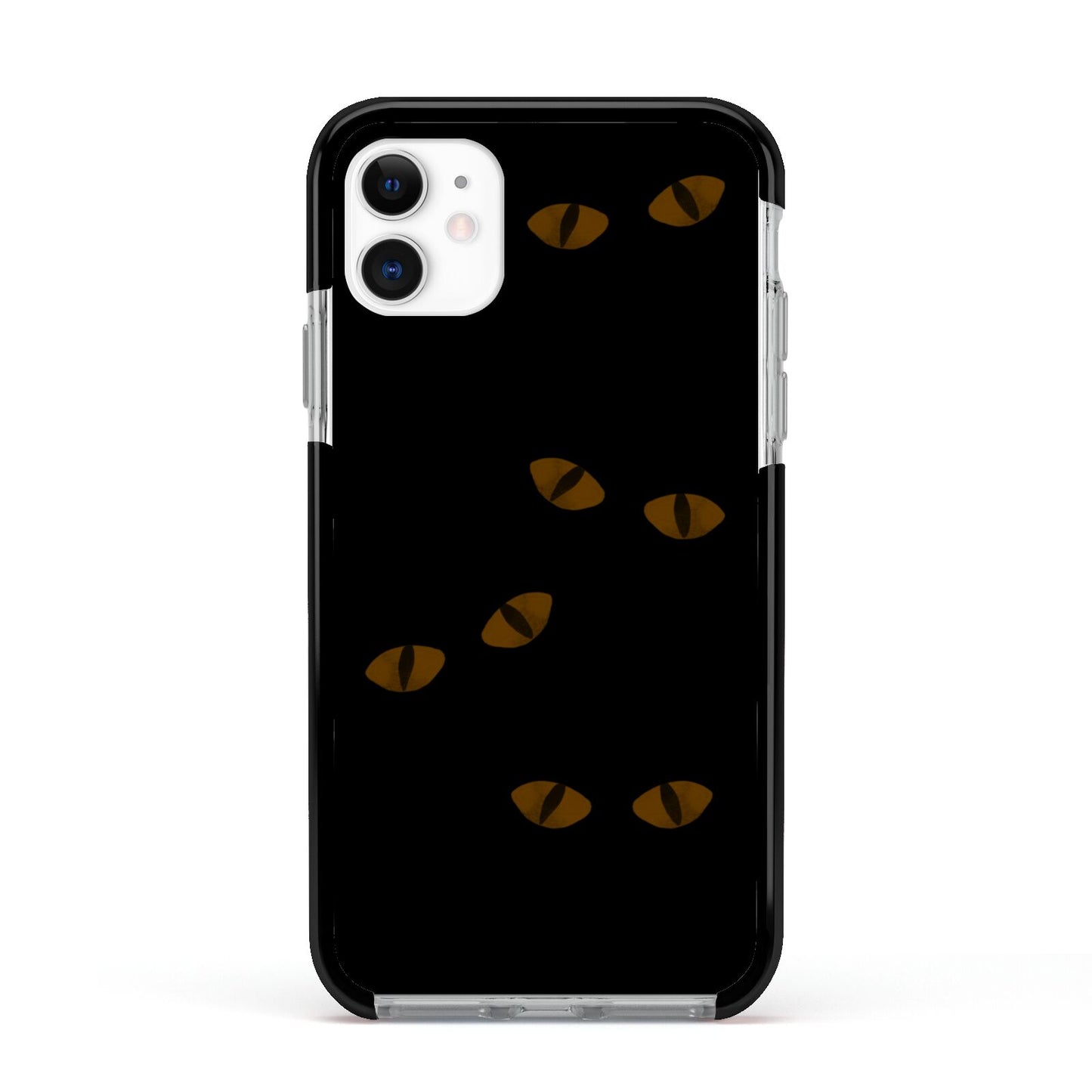 Darkness Eyes Apple iPhone 11 in White with Black Impact Case