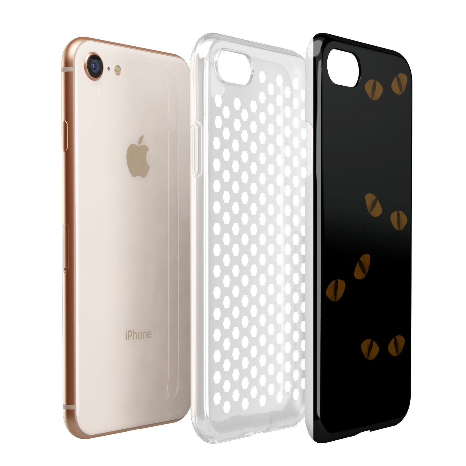 Darkness Eyes Apple iPhone 7 8 3D Tough Case Expanded View