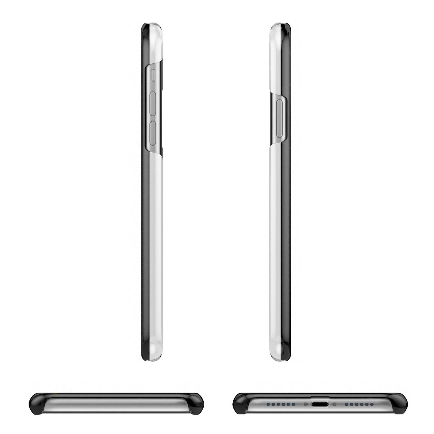 Darkness Eyes Apple iPhone XR 3D Wrap Snap Case Angled Images on White Phone