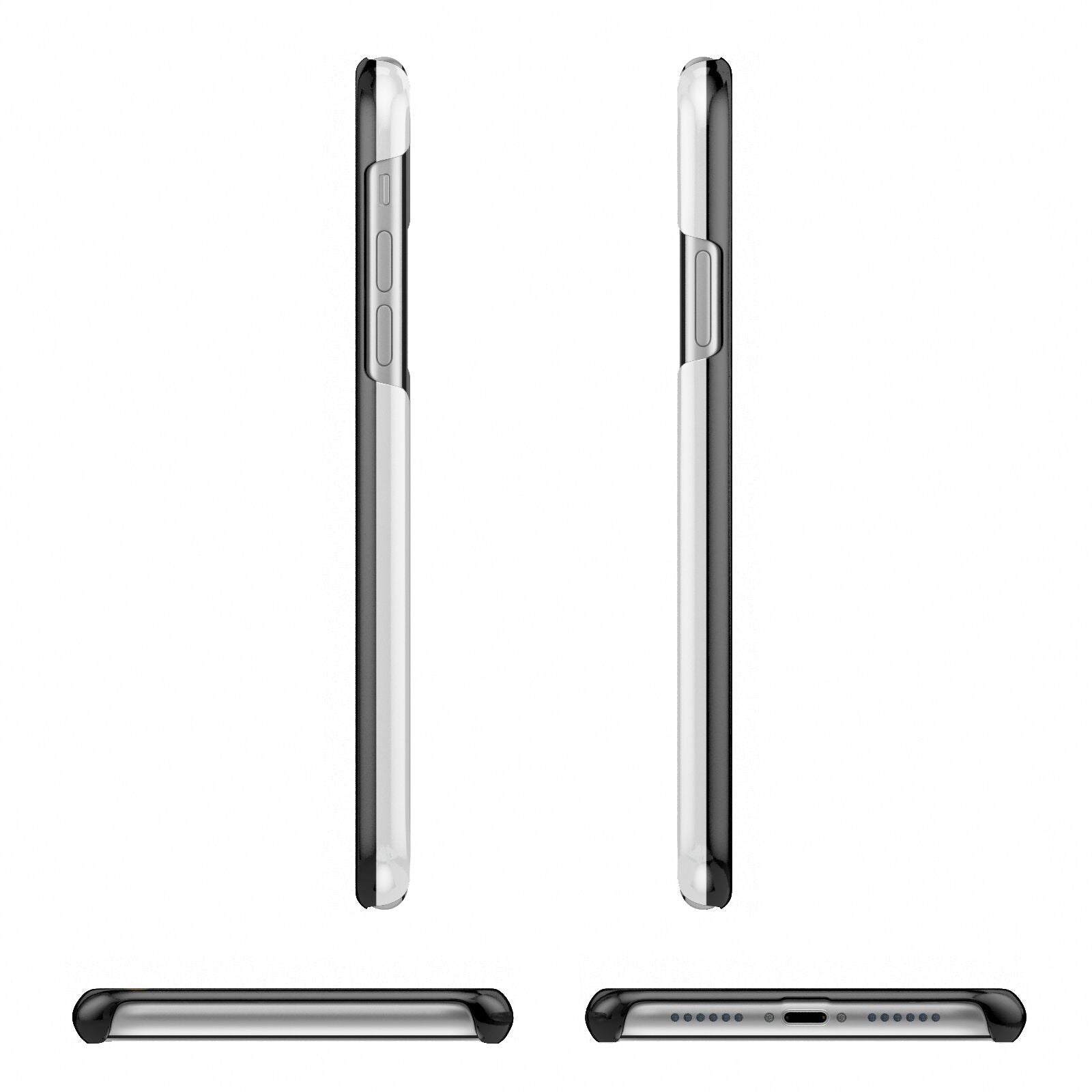 Darkness Eyes Apple iPhone XR 3D Wrap Snap Case Angled Images on White Phone