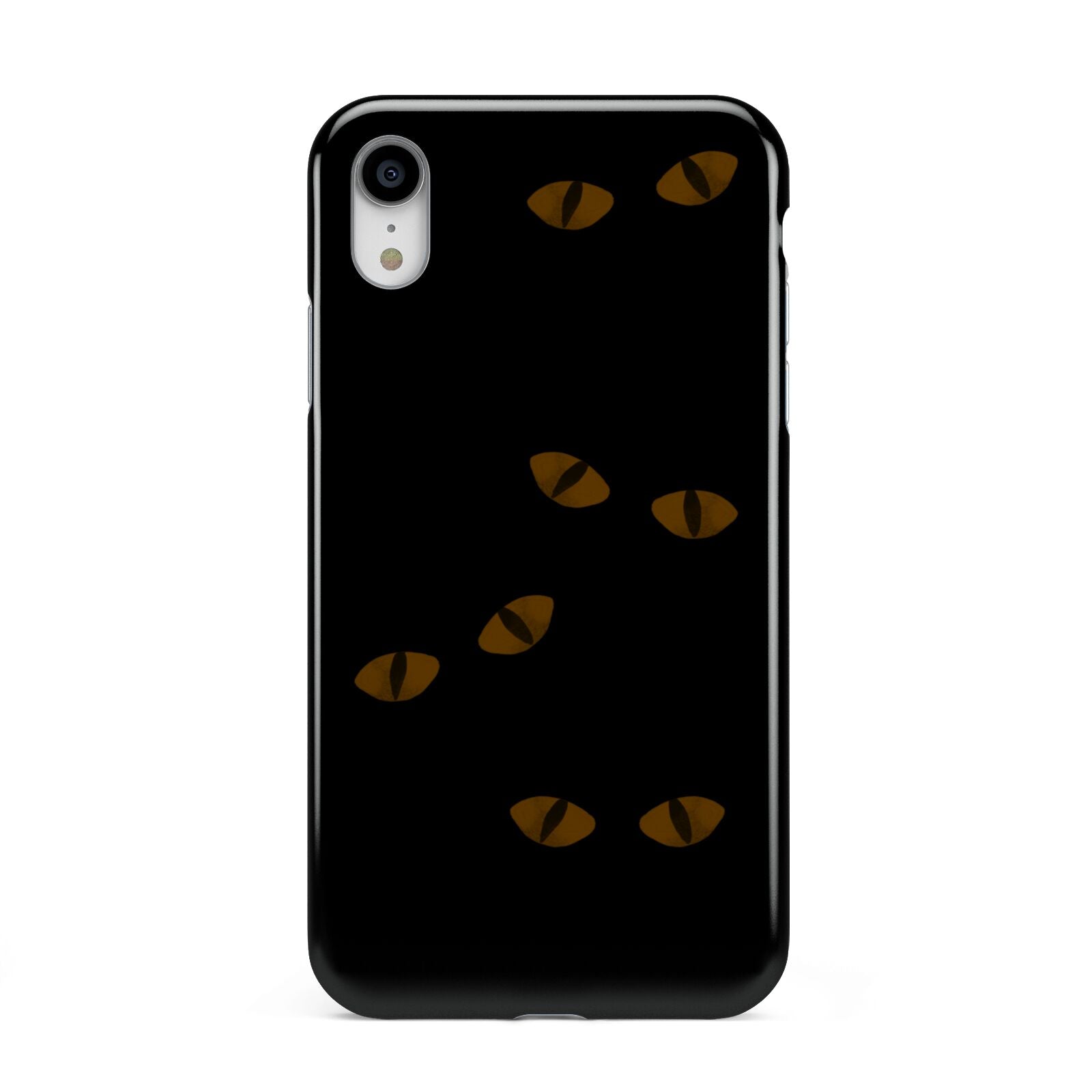 Darkness Eyes Apple iPhone XR White 3D Tough Case