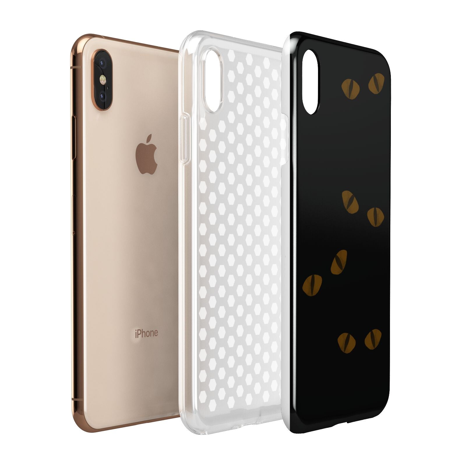 Darkness Eyes Apple iPhone Xs Max 3D Tough Case Expanded View