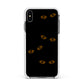 Darkness Eyes Apple iPhone Xs Max Impact Case White Edge on Black Phone