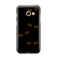 Darkness Eyes Samsung Galaxy A3 2017 Case on gold phone