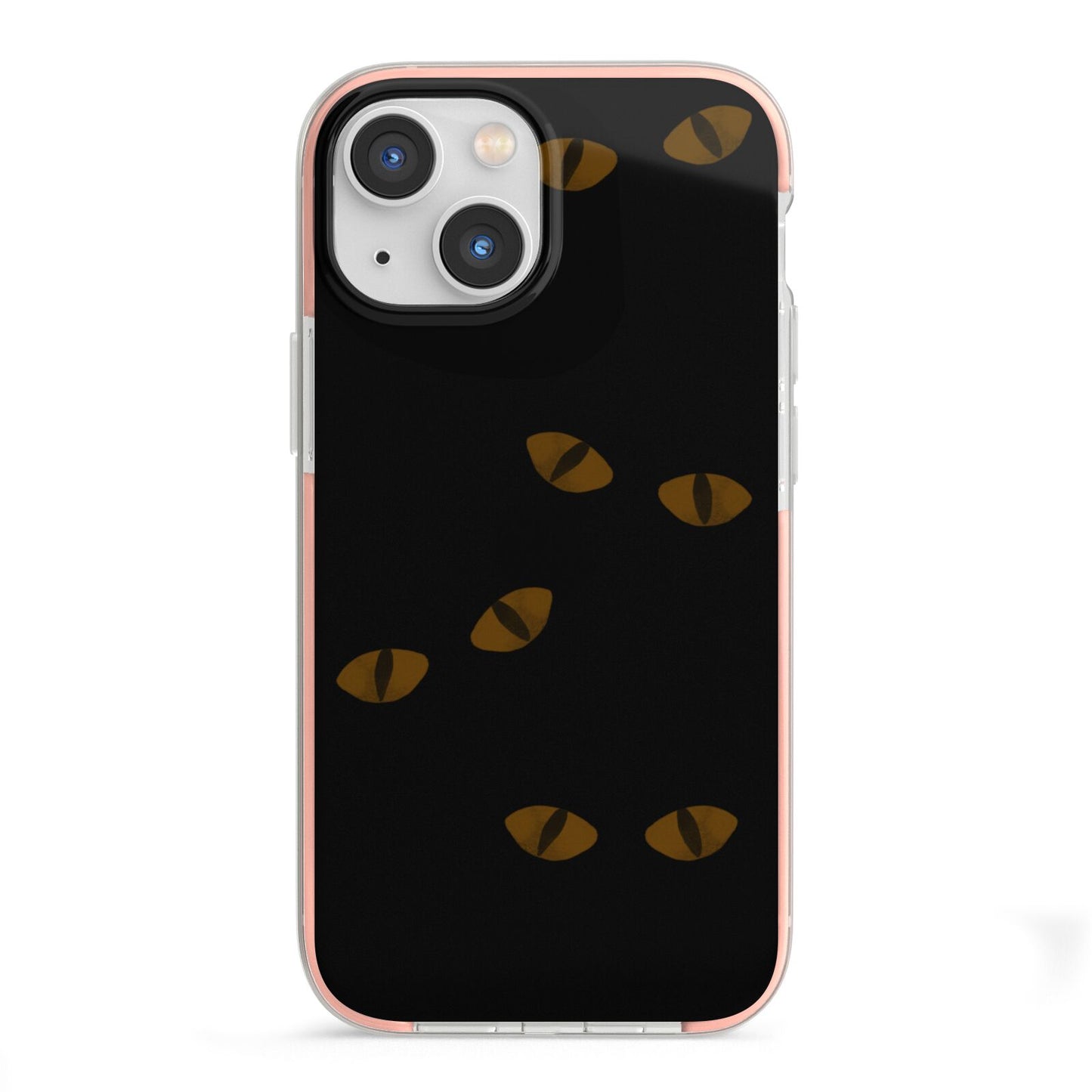 Darkness Eyes iPhone 13 Mini TPU Impact Case with Pink Edges