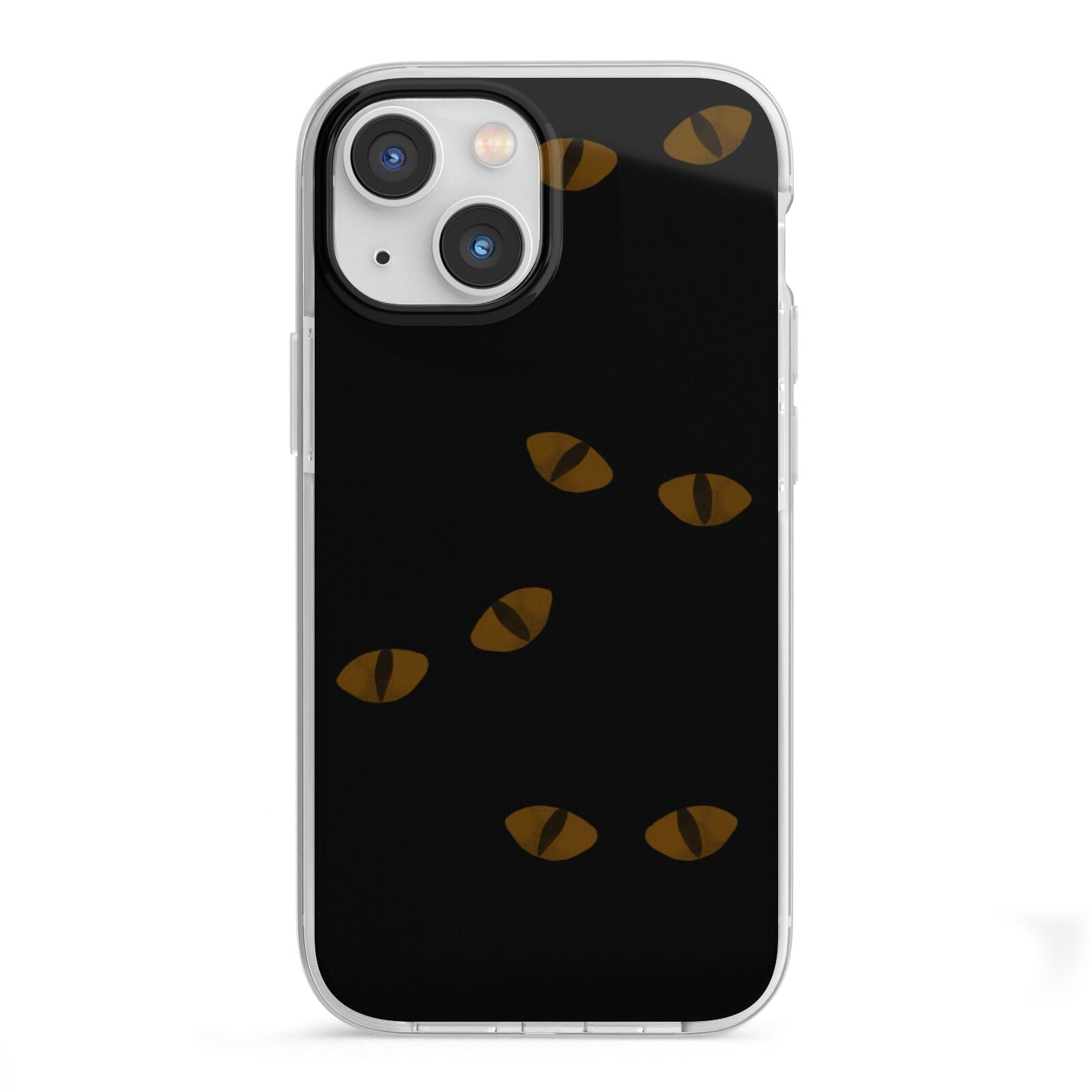 Darkness Eyes iPhone 13 Mini TPU Impact Case with White Edges