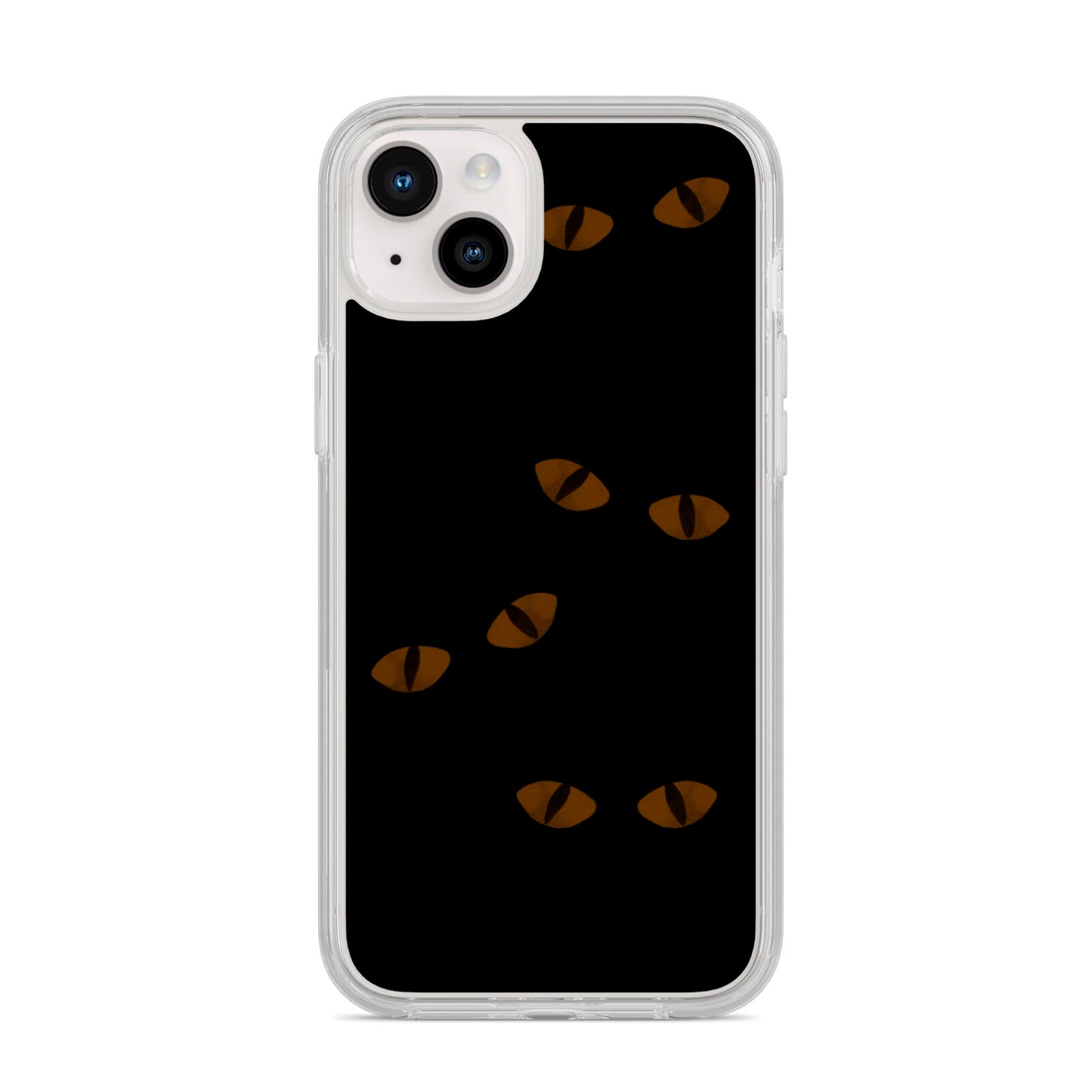 Darkness Eyes iPhone 14 Plus Clear Tough Case Starlight