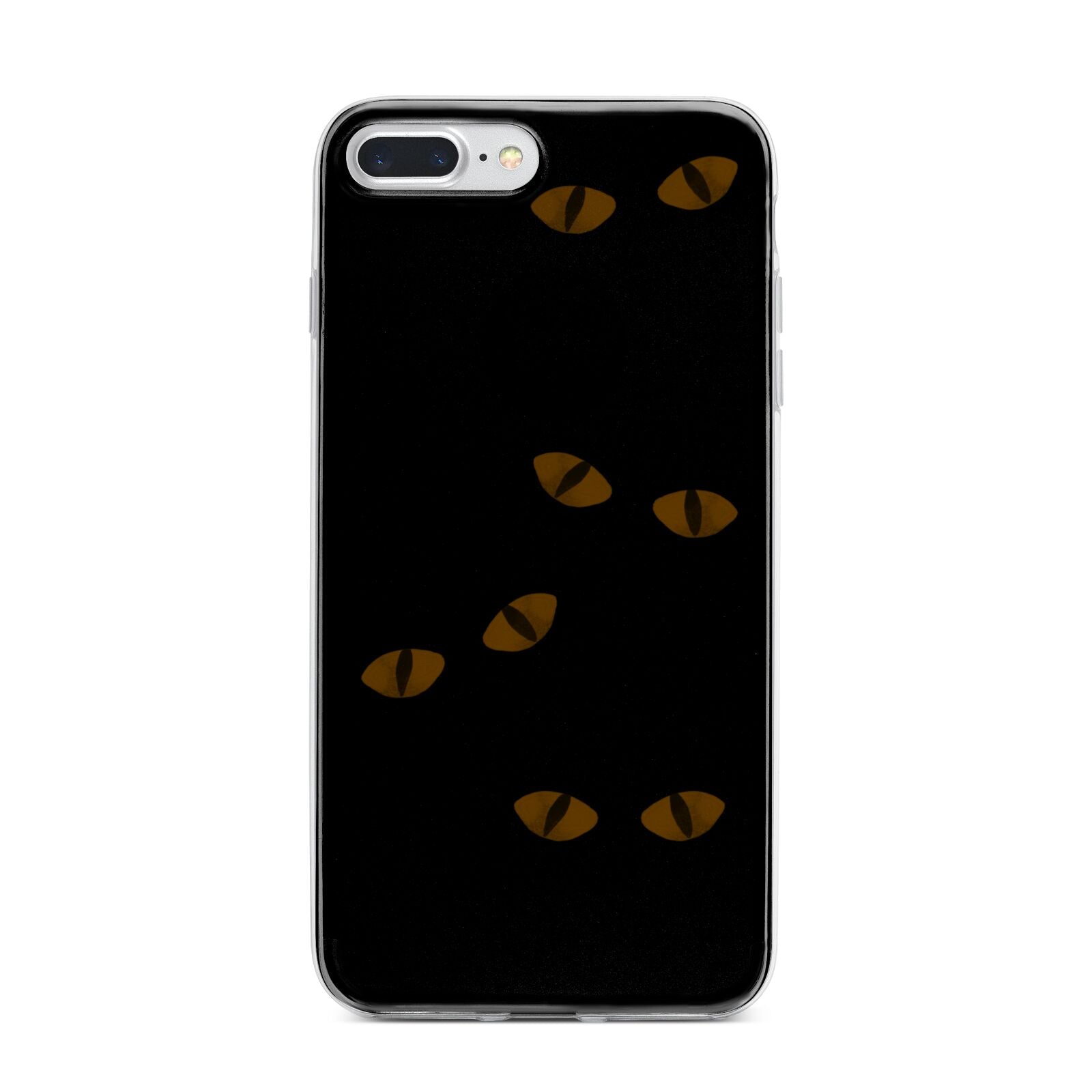 Darkness Eyes iPhone 7 Plus Bumper Case on Silver iPhone