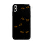 Darkness Eyes iPhone X Bumper Case on Silver iPhone Alternative Image 1