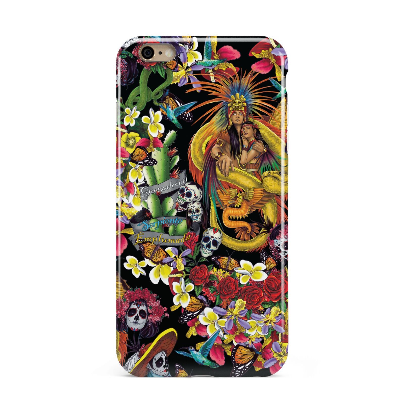 Day of the Dead Apple iPhone 6 Plus 3D Tough Case