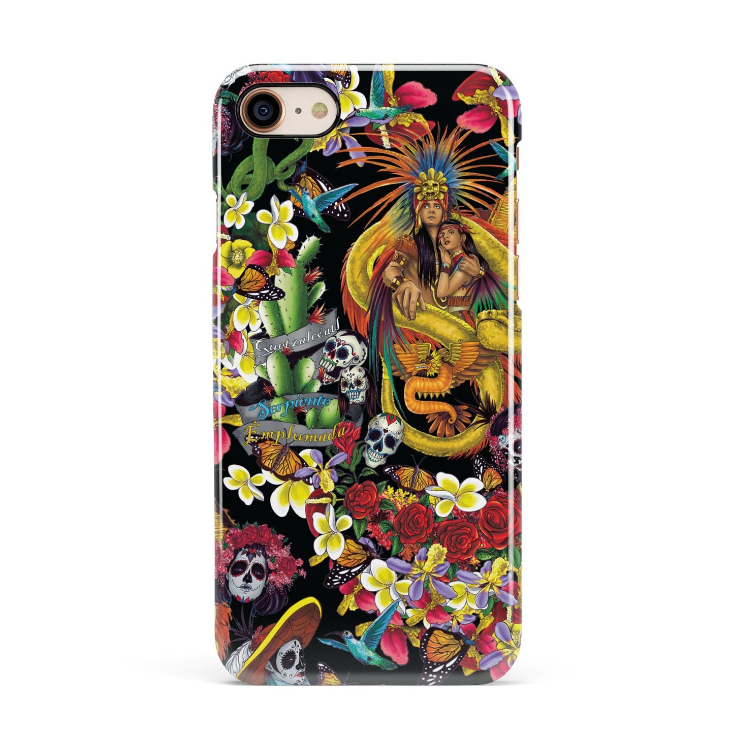 Day of the Dead Apple iPhone 7 8 3D Snap Case