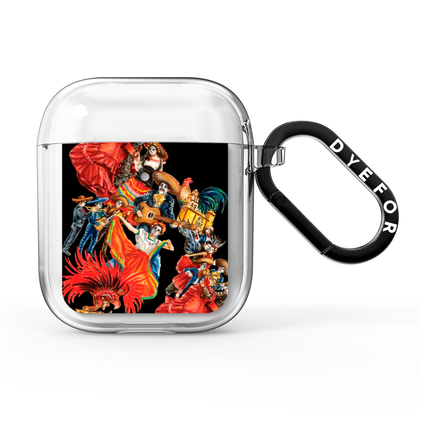 Day of the Dead Festival AirPods Clear Case
