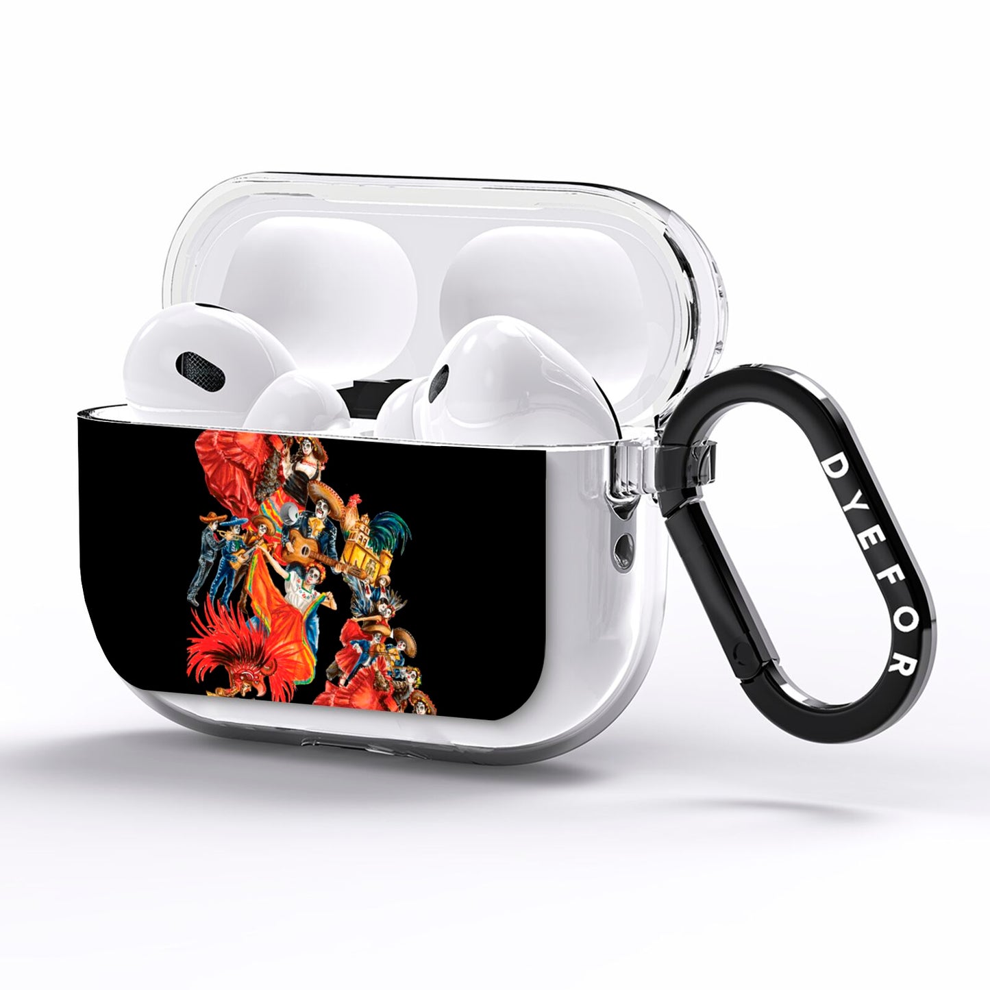 Day of the Dead Festival AirPods Pro Clear Case Side Image