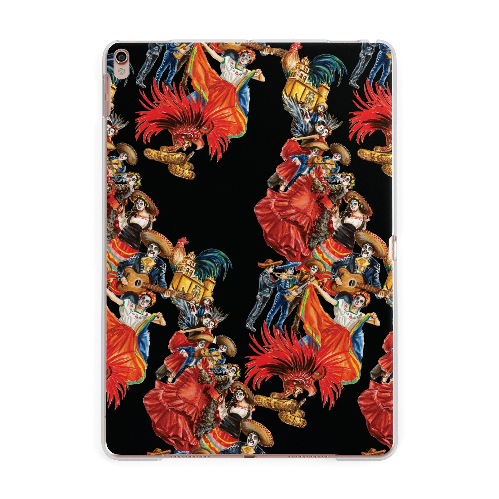 Day of the Dead Festival Apple iPad Rose Gold Case