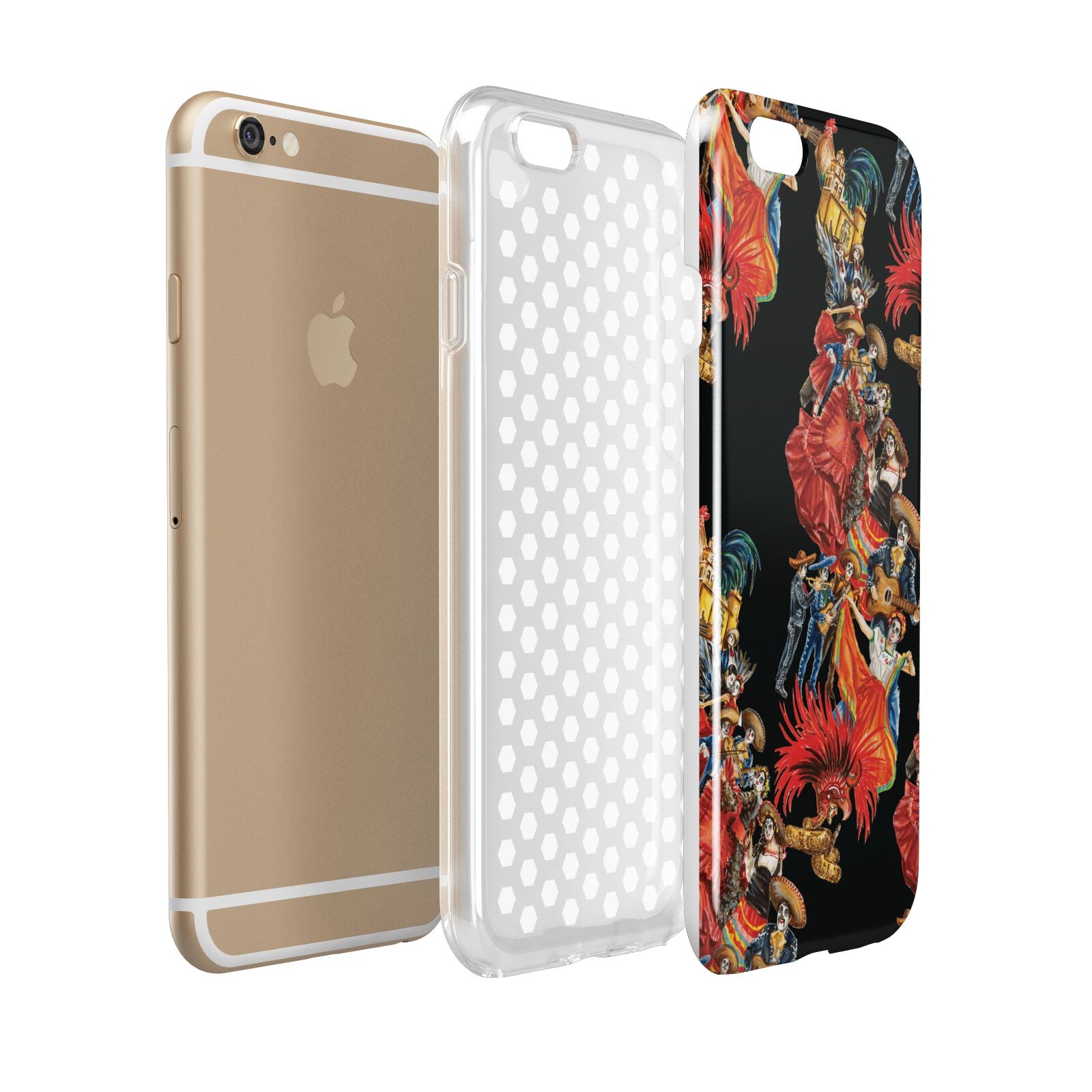 Day of the Dead Festival Apple iPhone 6 3D Tough Case Expanded view