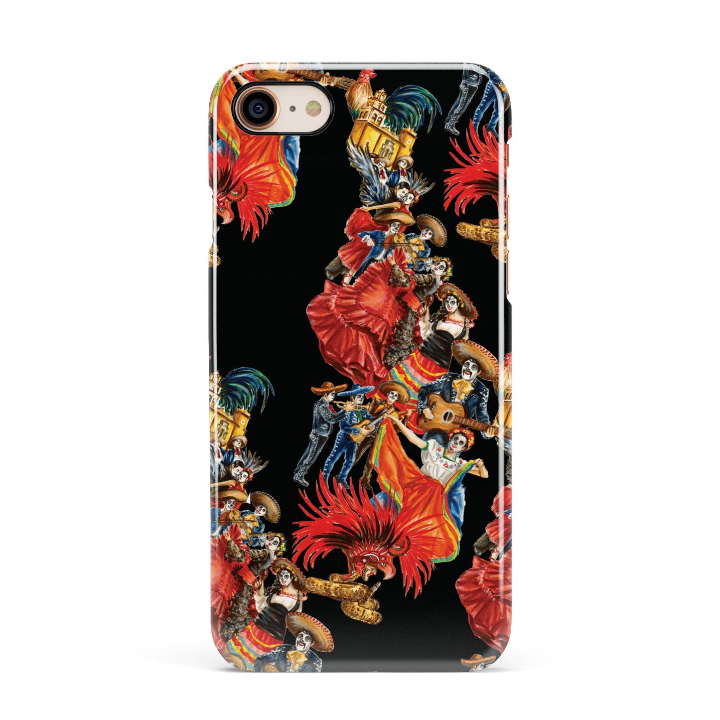 Day of the Dead Festival Apple iPhone 7 8 3D Snap Case