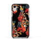 Day of the Dead Festival Apple iPhone XR Impact Case Black Edge on Silver Phone